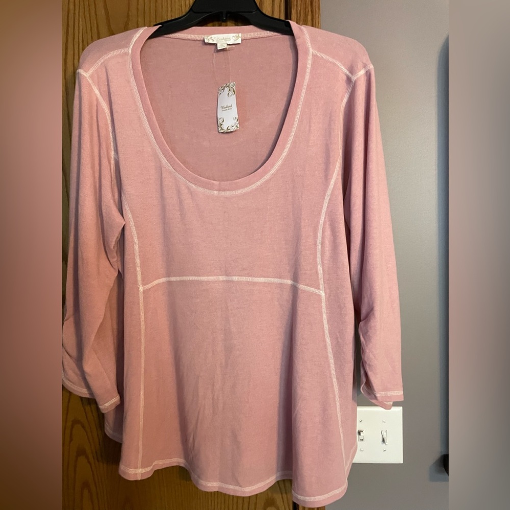 Plus size 3X scoop neck tunic